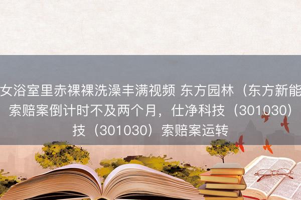 女浴室里赤裸裸洗澡丰满视频 东方园林（东方新能，002310）索赔案倒计时不及两个月，仕净科技（301030）索赔案运转